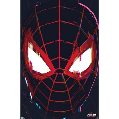 Trends International Marvel's Spider-man: Miles Morales - Face Unframed ...