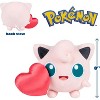 Pokemon 8" Jigglypuff Plush w Heart - Generation 1 Red & Blue Figure - Quality Soft Stuffed Animal Toy - Gift for Kids, Boys, Girls, Fans - 2+ - 3 of 4