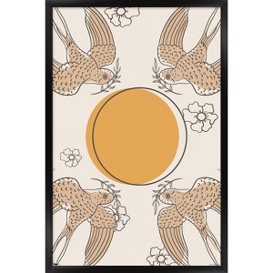Trends International Birds Fly To The Sun Framed Wall Poster Prints - 1 of 4