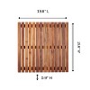 Nordic Teak 19.6" x 19.6" Oiled Shower and Bath Mat - 3 of 4