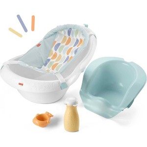 Fisher-Price 4-in-1 Sling 'n Seat Tub - White/Blue - 1 of 4