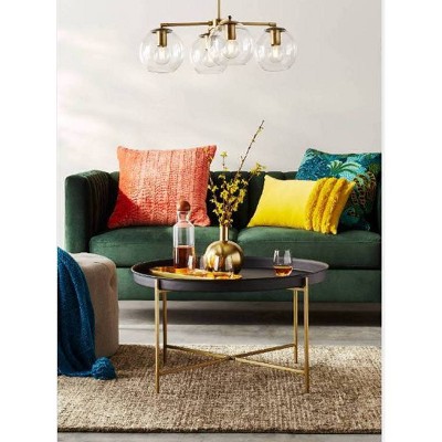 target brass coffee table