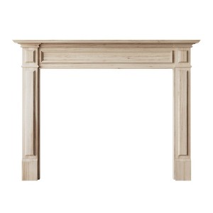 Modern Ember Riversdale Wood Mantel Surround Kit with Picture Frame Molding - 1 of 4