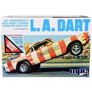 Skill 2 Model Kit Bill Shrewsberry's L.A. Dart Wheelstander Drag Car "Legends of the Quarter Mile" 1/25 Scale Model Car by MPC - 1 of 4