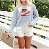 Women's God Bless The Usa Crochet Top - MIOU MUSE - 3 of 4
