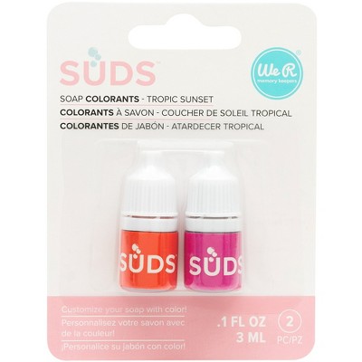 We R SUDS Soap Maker Colorant 3ml 2/Pkg-Tropical Sunset