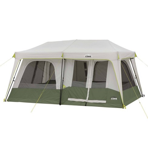 CORE 6 Person Lighted Instant Cabin Tent 11' x 9' –