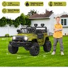 12V Electric Ride Car for Kids with Remote Control,Music Player, Spring Suspension - 2 of 4