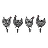 Melrose Metal Chicken Garden Stake (Set of 4) - 2 of 4