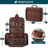 PAVILIA Large Hanging Toiletry Bag, Travel Women Men Cosmetic Organizer, Water Resistant Makeup Accessories Essentials Kit - 2 of 4