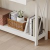 ORRD Farmhouse Console Table with Drawer & Storage Shelves, Entryway Sofa Table for Living Room, Hallway Organizer，Black - 2 of 4