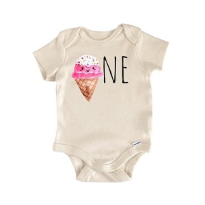 Ice Cream Birthday 1st - Baby Boy Girl Clothes Infant Onesie® Funny Cute Newborn GS1 - 1 of 4