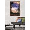 Trends International Lantern Press - Lake Michigan, Sunset on Beach Framed Wall Poster Prints - 2 of 4