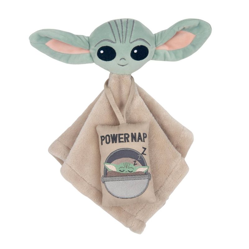 Lambs &#38; Ivy Star Wars Cozy Friends The Child/Baby Yoda Lovey &#38; Door Pillow Gift Set, 1 of 7