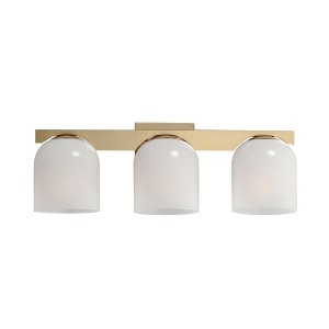 Maxim Lighting Scoop 3 - Light Vanity in  Natural Aged Brass - 1 of 1