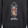 Women's - Avatar: The Last Airbender - Trio Lightweight French Terry Wide Neck Long Sleeve Shirt - 2 of 4