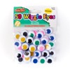 Charles Leonard Round Wiggle Eyes, 15mm, Assorted, 50 Per Pack, 12 Packs - 3 of 3