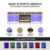 Ameriwood Home Luna Fireplace TV Stand for TVs up to 75" - 4 of 4