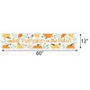 Big Dot of Happiness Little Pumpkin - Fall Baby Shower Decorations Party Banner - 2 of 4