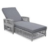 Maggift Patio Chaise Lounges, Outdoor Patio Daybed, Comfy Seat Cushion, Sofa Furniture, for Backyard, Swimming Pool, Gray, 61.02"*25.6"*37.4" - 4 of 4