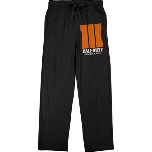 Call Of Duty Black Ops 3 Logo Men s Black Sleep Pajama Pants Medium