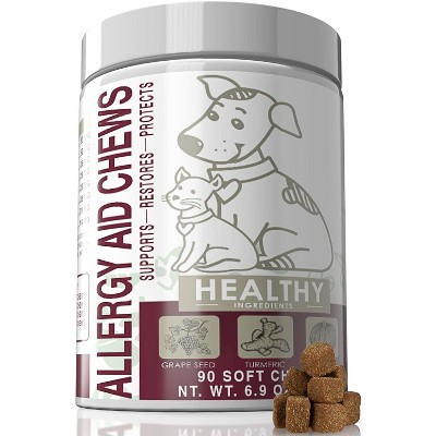 Paws & Pals Allergy Immune Supplement Aid for Dog & Cats- Antioxident Seasonal and Itchy