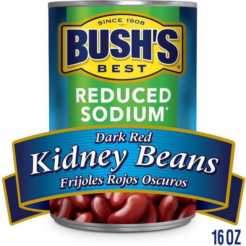 Bush&#39;s Reduced Sodium Dark Red Kidney Beans - 16oz, 3 of 14