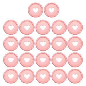 Unique Bargains Plastic DIY Notebook Planner Heart Book Binding Discs 22 Pcs - 1 of 4