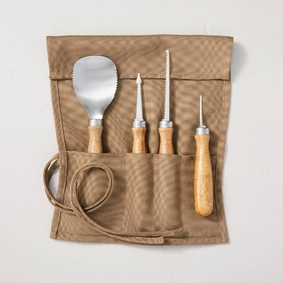 4pc Pumpkin Carving Kit - Hearth & Hand™ with Magnolia