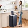 Coucheta 16 Gal Dual Trash Can - Stainless Steel Double Compartment with Lid, Inner Bucket & Step Pedal for Home & Office, Available in Colors - 4 of 4