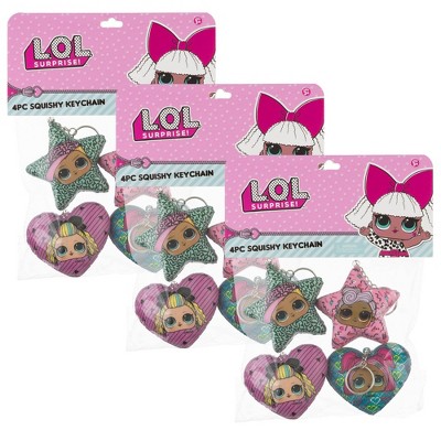 L.O.L. Surprise! 12pc Squishie Keychains