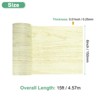 Unique Bargains Self Adhesive Wood Grain Design Durable Easy to Apply Repair Tape - 3 of 4