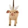 Ganz 2.5 Inch Flying Pig Christmas Wings Tree Ornaments - 2 of 3