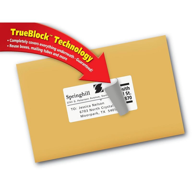 Avery TrueBlock Shipping Labels, Laser, 2 x 4 Inches, White, Pack of 1000, 2 of 3