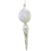 Italian Ornaments 10.5 Inch Angel On High Twisted Drop Mgd Ornament Free-Blown Tree Ornaments - 2 of 3
