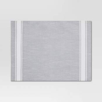 Cotton Striped Placemat Gray - Threshold™
