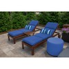 Casual Cushion Stripe Sunbrella Fabric 1-Piece Indoor/Outdoor Lumbar Pillow, 22"W x 9"L - 2 of 4