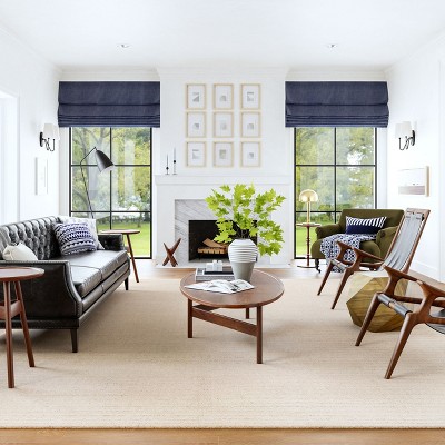 Handmade Beige Wool Rectangular Area Rug with Subtle Stripes