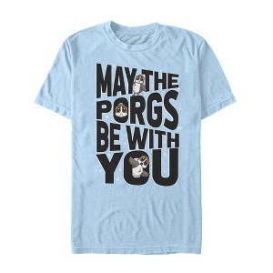Men's Star Wars The Last Jedi May the Fourth Porgs Be With You T-Shirt - 1 of 3
