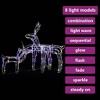 Aghana Digitals 3 Reindeer Christmas Light Display with 229 Colorful LEDs, 8 Lighting Effects, - 4 of 4