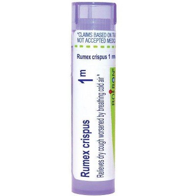 Rumex Crispus 1M by Boiron Homeopathic Single Medicine For Cough, Cold & Flu  -  80 Pellet