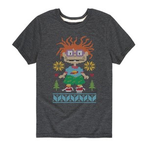 Boys' - Rugrats - Tommy and Friends Happy Holidays Short Sleeve Graphic T-Shirt - 1 of 4