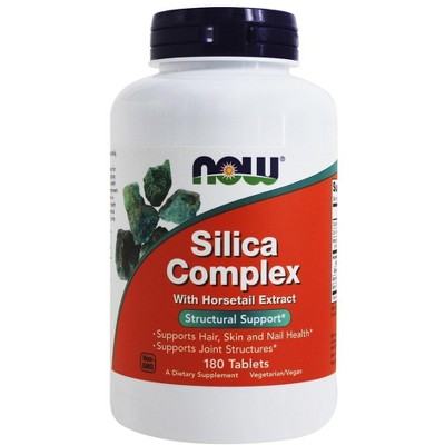 NOW Foods Silica Complex Vegetarian 500 mg.  -  180 Count