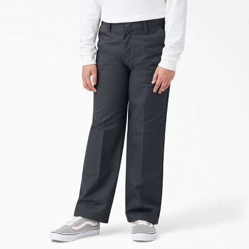 Boys Flat Front Husky Pants