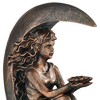 John Timberland Crescent Moon Modern Bubbler Outdoor Floor Water Fountain with LED Light 34" for Yard Garden Patio Home Deck Porch Exterior Balcony - 3 of 4