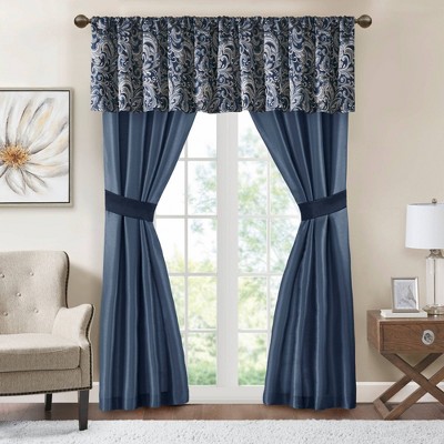 Navy Microfiber California King 24-Piece Bedding Set