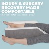 Kolbs Single Leg Elevation Pillow Stylish Chic Jacquard Design | Ankle Knee and Leg Support Pillow for Injury After Surgery (Single Leg) - 2 of 4