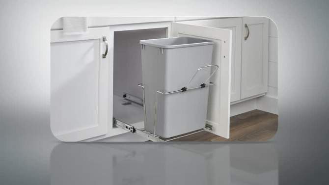 Rev-A-Shelf Pull Out Top Mount Bin with Soft-Close, 2 of 8, play video