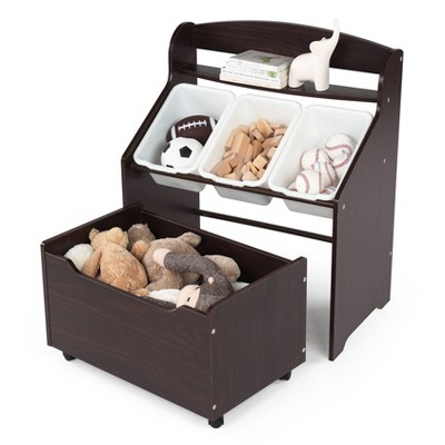 toy storage with casters