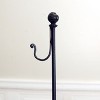 VIP Metal 28 in. Black Freestanding Wreath Holder - 4 of 4